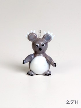 Hanging Glass Koala Ornament